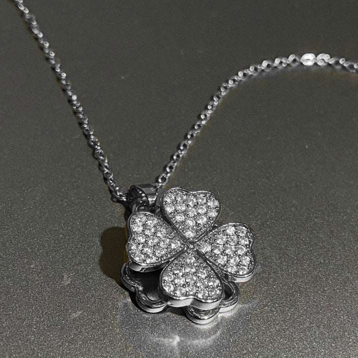 Twining Four Leaf Clover Necklace