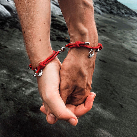 Red Couple Magnetic Bracelet